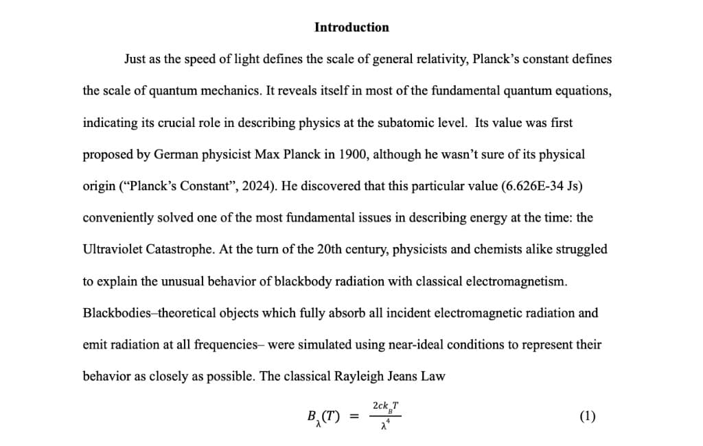 Measuring the Fundamental Planck's Constant Using LEDs